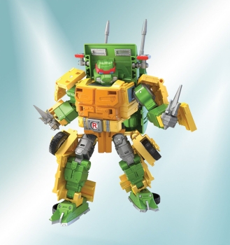The Trans Formers (Transformers x Teenage Mutant Ninja Turtles) Actionfigur "Party Wallop" 18 cm